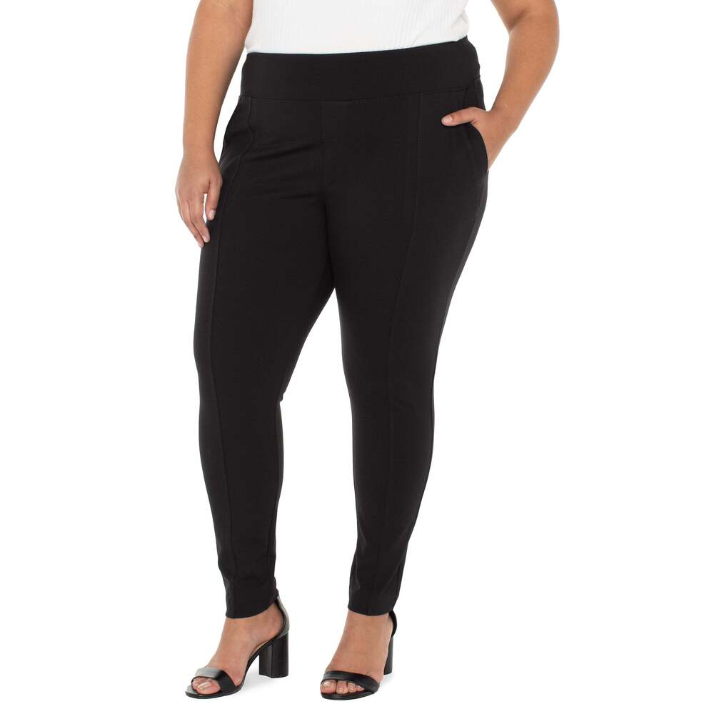 LIVERPOOL NIKKI PULLON TROUSER LEGGING Size 1X1X / BLACK